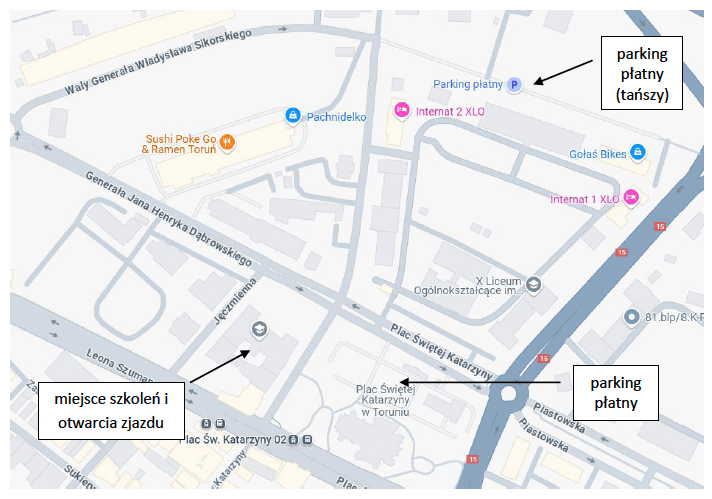 Mapa parkingu